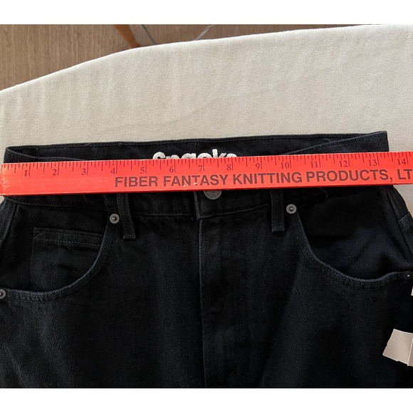 MOTHER DENIM 'SNACKS' The Candy Stick Maxi Skirt in Licorice Wash - NWT! - 27 - Picture 9 of 11